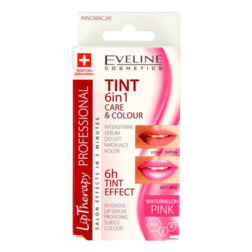 Tratament buze Eveline Lip Therapy 6in1 Care and Colour Tint pink 12ml