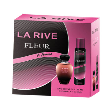 Set cadou La Rive Fleur de Femme, parfum si deodorant