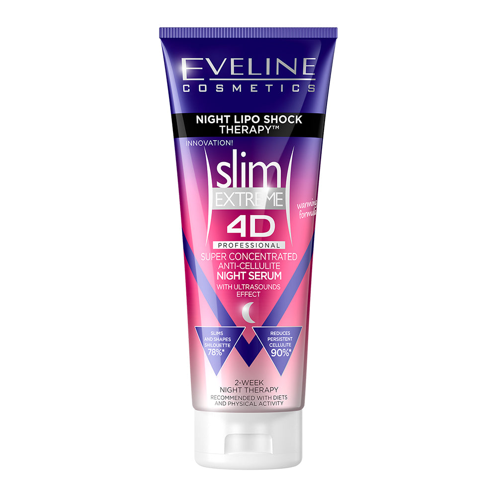 Serum de noapte anti-celulitic super concentrat Eveline Slim Extreme 4D Professional Lipo Shock Therapy 250 ml