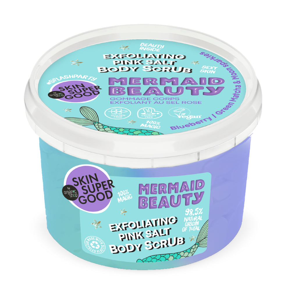 Scrub exfoliant de corp Skin Super Good Fantasy Bar Mermaid Beauty Pink Salt 250 ml