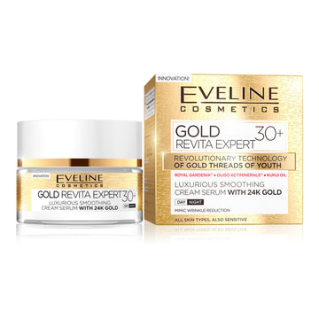 Crema de zi si noapte Eveline Gold Lift Expert 30+, 50 ml