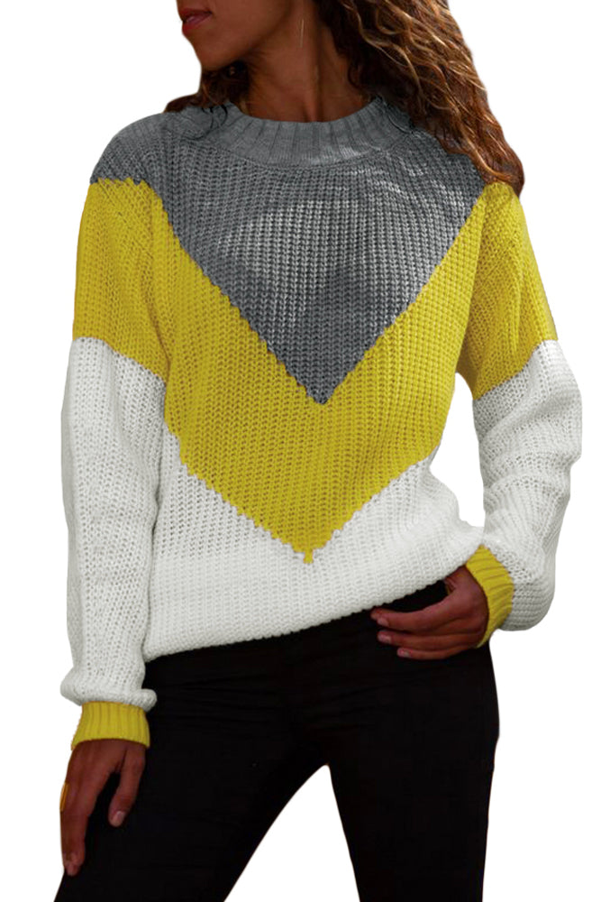 Bluza model tricotat in trei culori U748-189