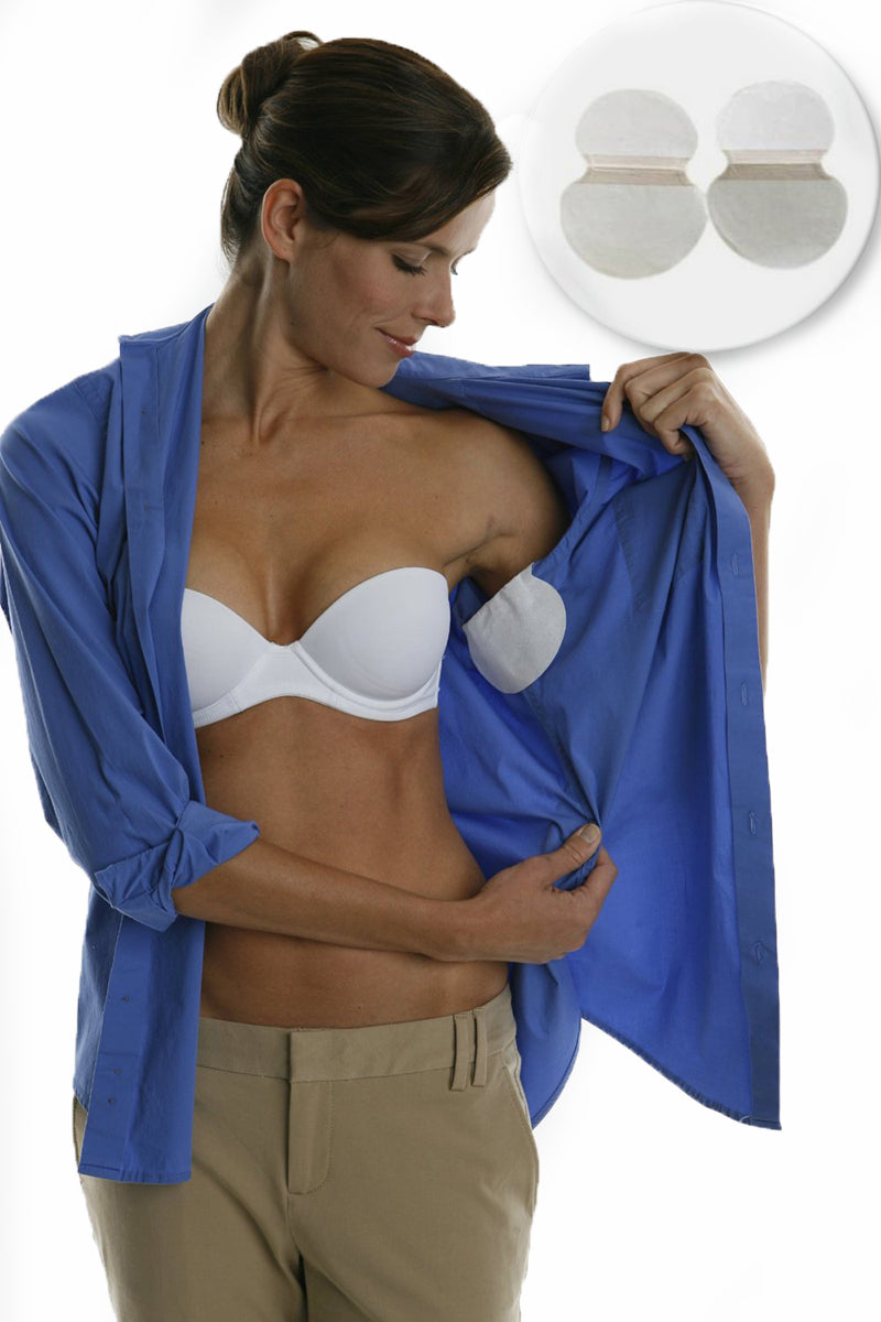 Set 10 accesorii tip plasturi absorbanti transpiratie si anti-pete deodorant TOY155A