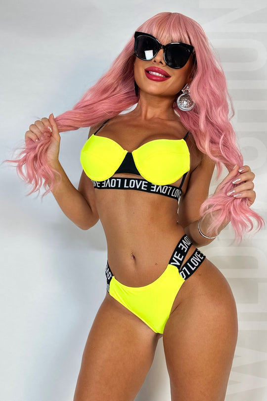 Costum de baie in 2 piese cu push-up model balconette SW2258-9