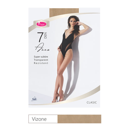 Ciorapi Charme ultra subtiri, aspect natural - 7 DEN, Nude, GAT64-8151