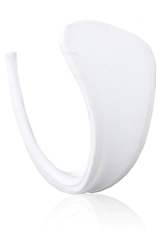 Chilot invizibil C-String argintiu din material elastic, fara bretele laterale, Alb, GS1351-2
