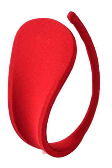 Chilot invizibil C-String argintiu din material elastic, fara bretele laterale, Rosu, GS1351-3