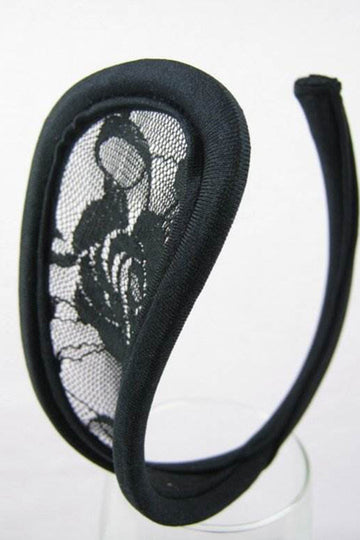 Chilot c-string invizibil cu dantela florala neagra, ultra sexy si discret, GS1352-1