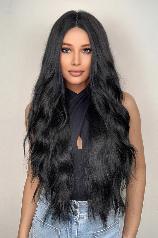 Peruca cu par lung, cu un usor ondule din material sintetic PER82-1