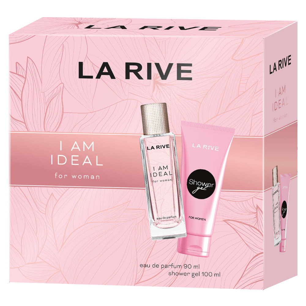 Set cadou La Rive I Am Ideal cu apa de parfum si gel de dus SETBEA137