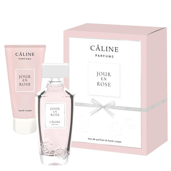 Set cadou cu apa de parfum si crema de maini Caline Jour En Rose SETBEA150