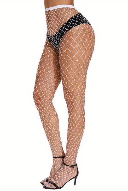 Dress tip ciorapi din plasa supraelastica cu ochiuri mari STK315-2