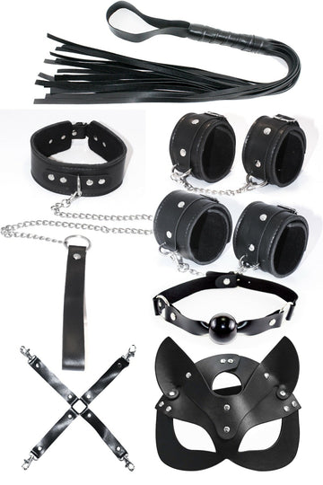 Set 7 piese accesorii fetish pentru momente fierbinti TOY254-1