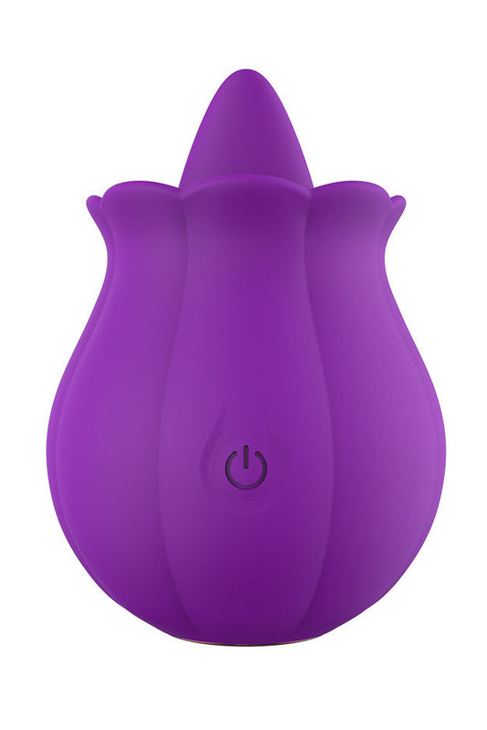 Vibrator/Stimulator pentru clitoris, model limba, cu multiple moduri de vibratii, mov TOY287-11