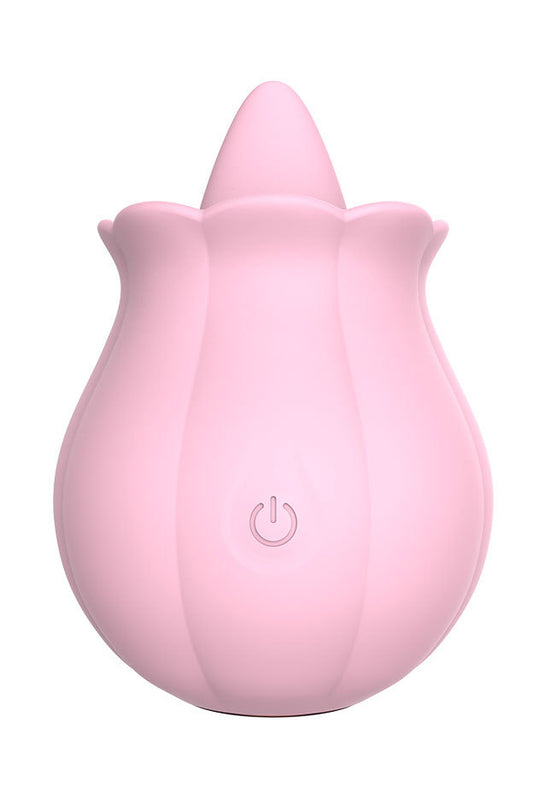 Vibrator/Stimulator pentru clitoris, model limba, cu multiple moduri de vibratii, roz TOY287-5