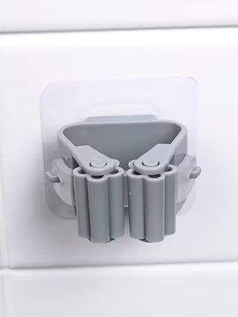 TOY304-18 Suport pentru mătură/mop cu prindere pe perete fără sa dai găuri