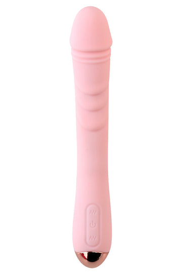 Vibrator flexibil pentru stimulare vaginala cu multiple moduri de vibratii si intensitati, Roz TOY319-5