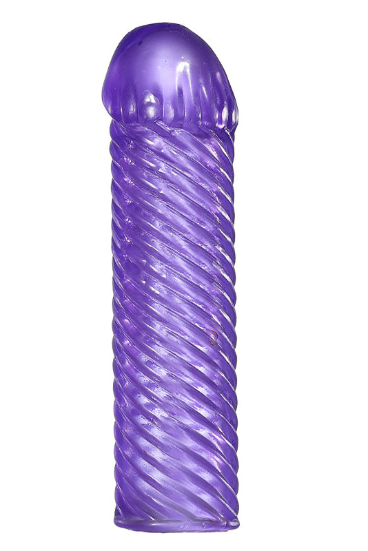 Manson penis cu striatii din silicon, Mov TOY341-11