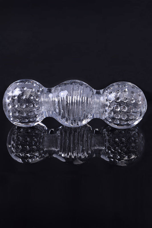 Masturbator Crystal din Silicon TPE, pentru barbati, Vagin 3D, transparent TOY344A-00