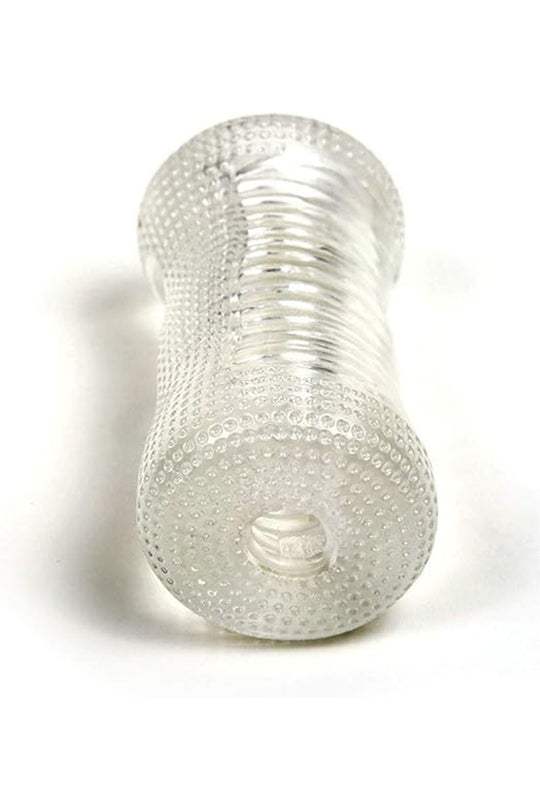 Masturbator Crystal din Silicon TPE, pentru barbati, Vagin 3D, transparent TOY344B-00