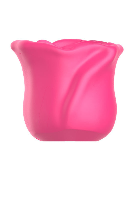 Accesoriu model trandafir pentru vibrator tip OU, stimulare clitoridiana, Fuchsia TOY346A-55