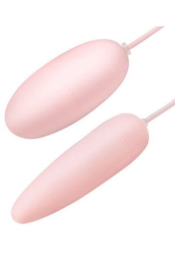 Vibrator dublu functionabil cu USB cu Ou pentru punctul G si plug anal simplu, roz TOY361B-5