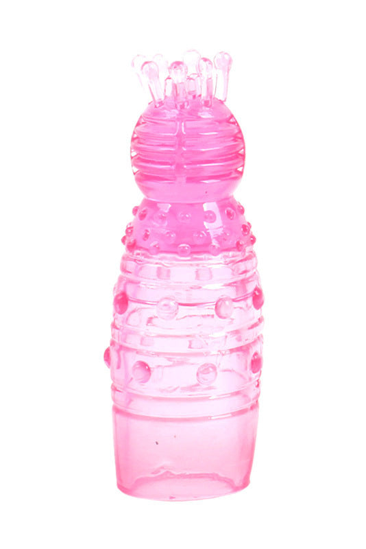 Accesoriu din silicon pentru vibratoare, stimulare clitoridiana, Roz TOY362A-5