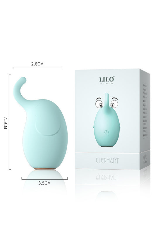 Vibrator tip Ou, pentru stimularea clitorisului in forma de elefant, SkyBlue TOY377-48