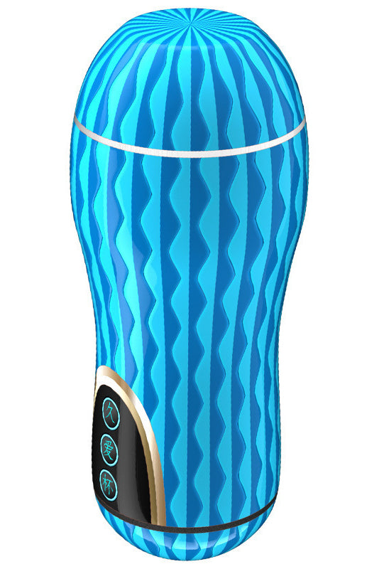 Masturbator pentru penis din TPE-Silicon, simulator vaginal, SkyBlue, TOY380-48