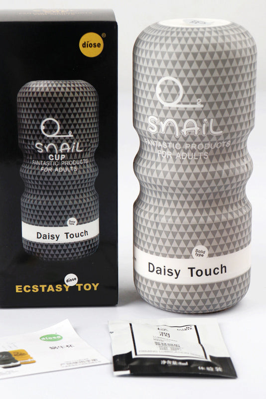 Masturbator vaginal pentru barbati  din silicon, Gri, TOY407-18