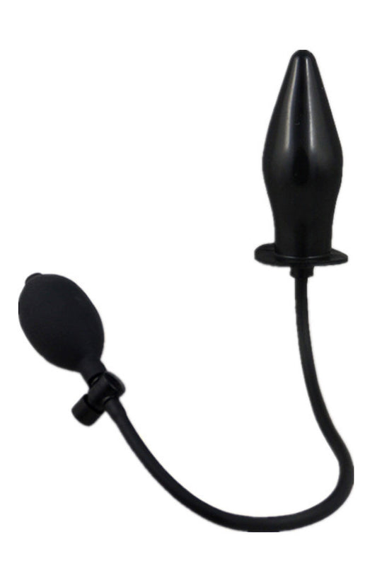 Dop anal cu pompa manuala pentru umflare, Negru, TOY411-1
