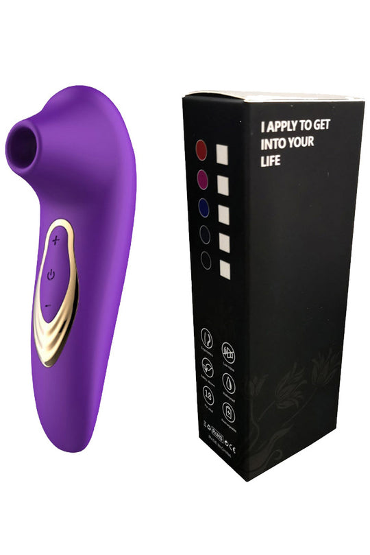Vibrator clitoridian cu functie de suctiune/aspirare cu multiple intensitati, Mov TOY424-11