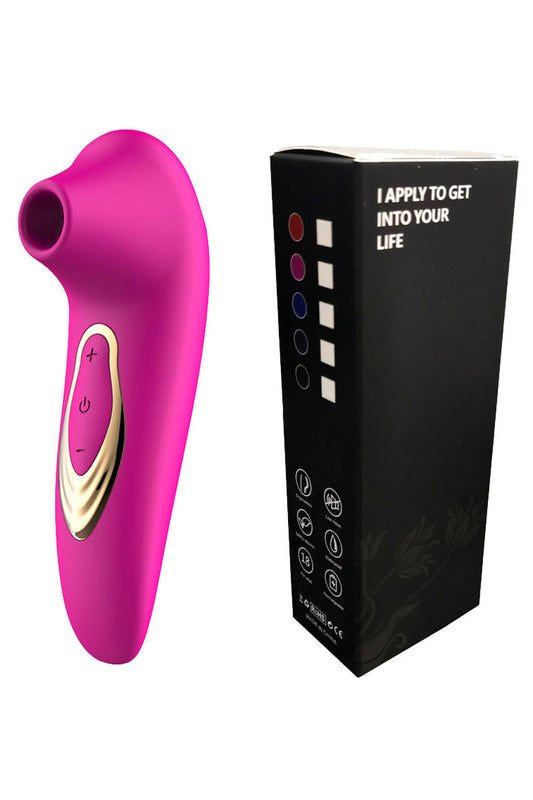 Vibrator clitoridian cu functie de suctiune/aspirare cu multiple intensitati, Fuchsia TOY424-55