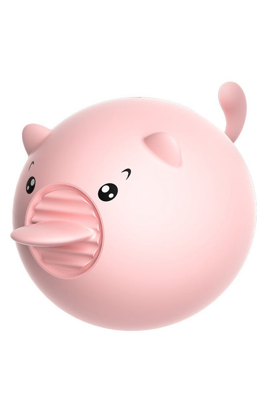 Mini vibrator tip limba pentru stimulare clitoridiana, Roz, TOY459-5