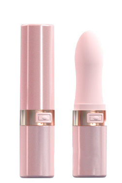 Mini vibrator tip ruj, transport usor si discret, pentru stimulare vaginala si clitoridiana, Roz, TOY487A-5