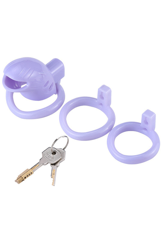 Cusca castitate pentru barbati din ABS, Lila, TOY510-112