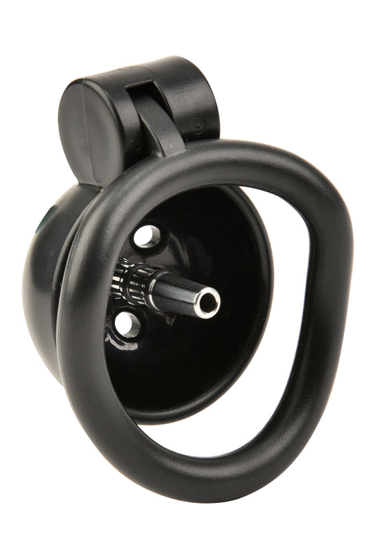 Cusca de castitate pentru barbati cu 5 inele de dimensiuni diferite, Negru, TOY519-1