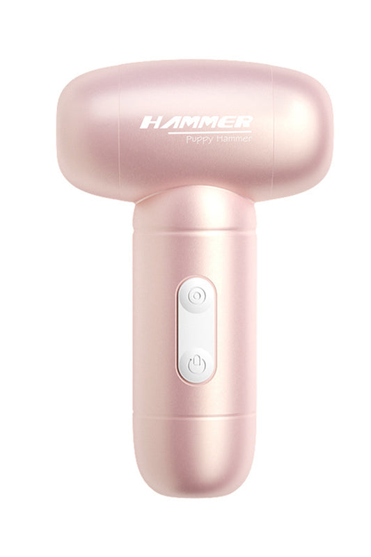 Vibrator Magic Hammer USB – Mini Stimulator cu Functii de Vibratie si Suctiune, Roz, TOY547-5