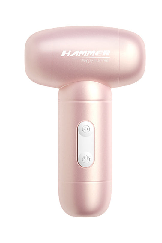 Vibrator Magic Hammer USB – Mini Stimulator cu Functii de Vibratie si Suctiune, Roz, TOY547-5