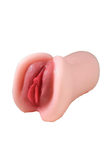 Masturbator cu stimulare vaginala si anala din silicon special (TPE)  ce imita foarte bine pielea, Nude, TOY573-1500