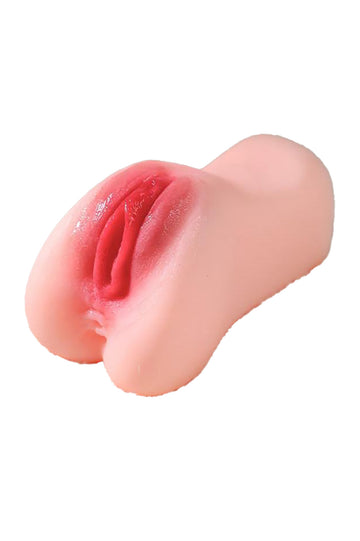 Masturbator cu stimulare vaginala si anala, cu kit de curatare si intretinere, Skin,  TOY574-1500