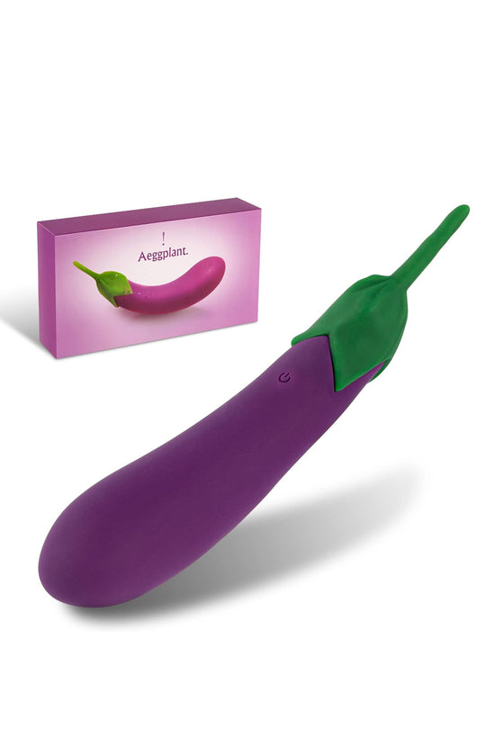 Vibrator tip "Vanata" pentru stimulare vaginala si a punctului G, Mov si Verde,  TOY587-11