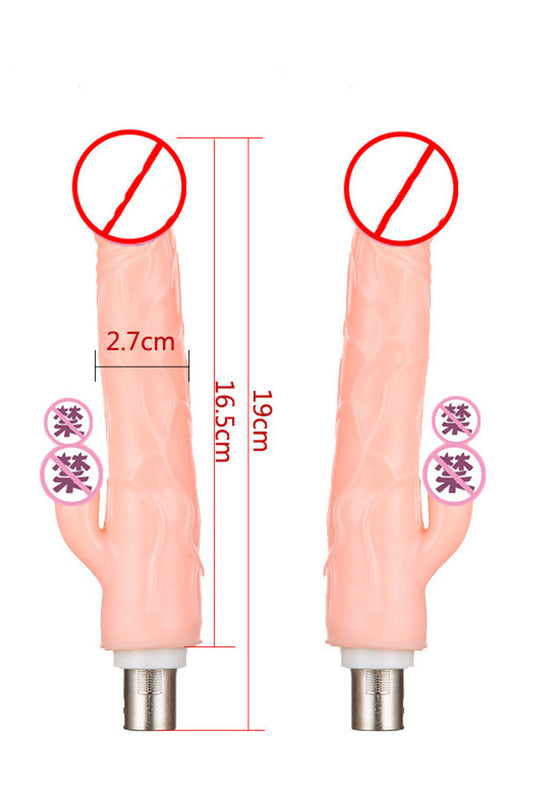 Accesoriu dildo tip iepuras pentru "masina de sex", Roz, TOY600F-5