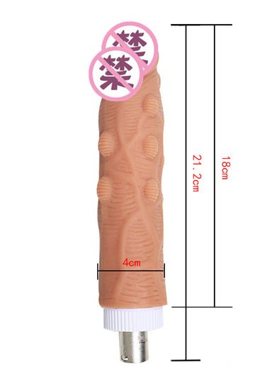 Accesoriu dildo realistic pentru "masina de sex automata", Nude, TOY600K-152