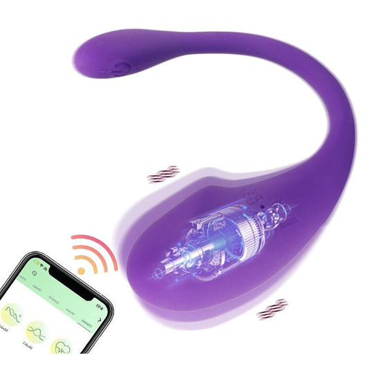 Tip Ou Smart JustZEN – Control de la Distanță prin Aplicație, 9 Moduri, Silicon Medical, Waterproof,   TOY602-11