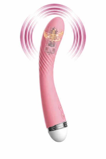 VibeGlow Elegance – Stimulare Anatomică și Relaxare Personalizată în Design Ergonomic, Roz,  TOY618-5