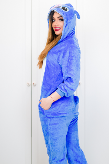 PJM15-4 Pijama intreaga kigurumi, model Stitch