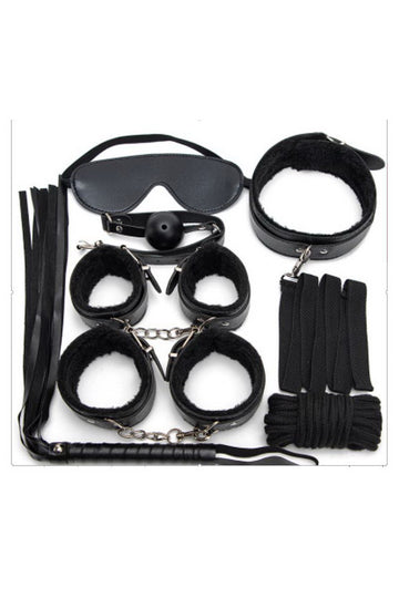 Set fetish 8 piese din piele ecologica captusita TOY40-1