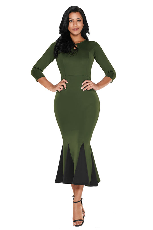 Rochie eleganta de seara cu maneci trei sferturi A571-120