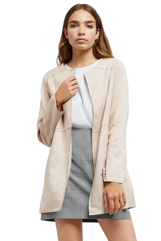 Cardigan cu maneci lungi si fara sistem de inchidere A641-5112